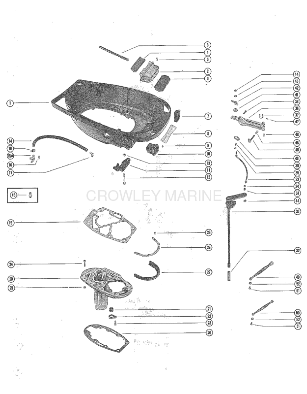 Bottom Cowl And Shift Linkage image