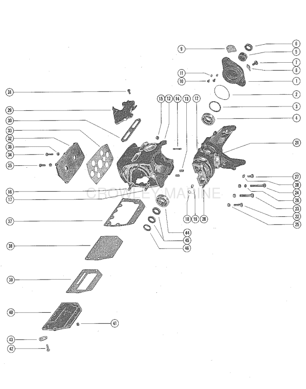 Cylinder Block And Crankcase Assembly image