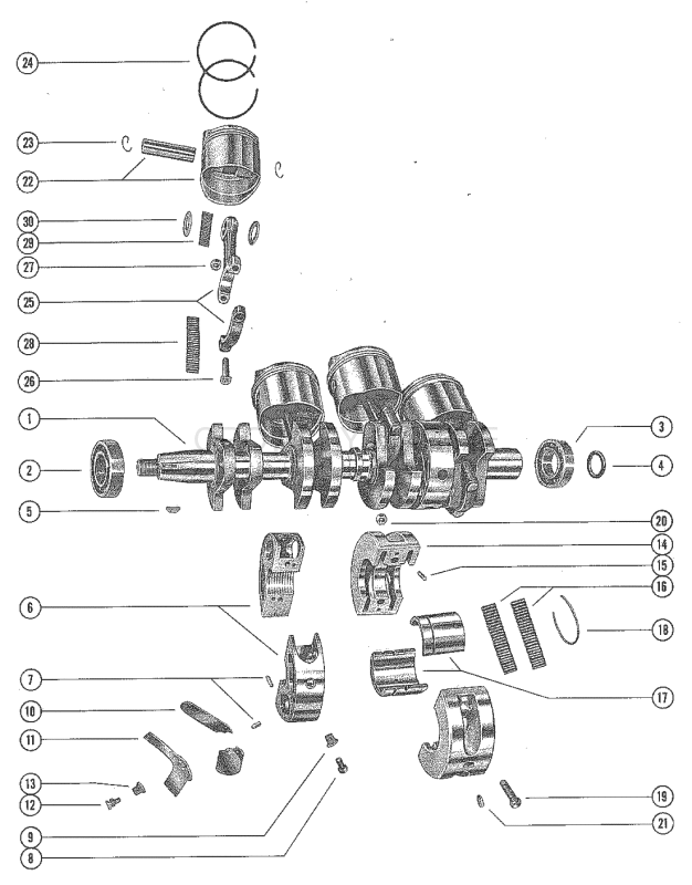 Crankshaft Piston And Connecting Rod image