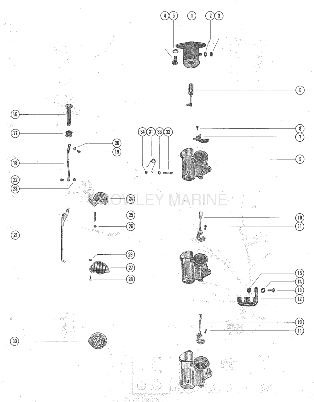 Carburetor Linkage And Choke Solenoid image