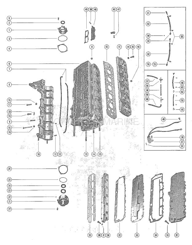 Cylinder Block And Crankcase Assembly image