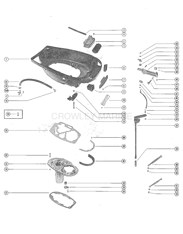 Bottom Cowl And Shift Linkage image