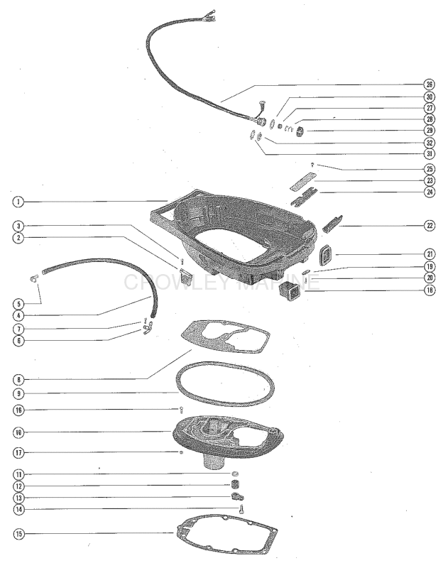 Bottom Cowl And Exhaust Plate Assembly image