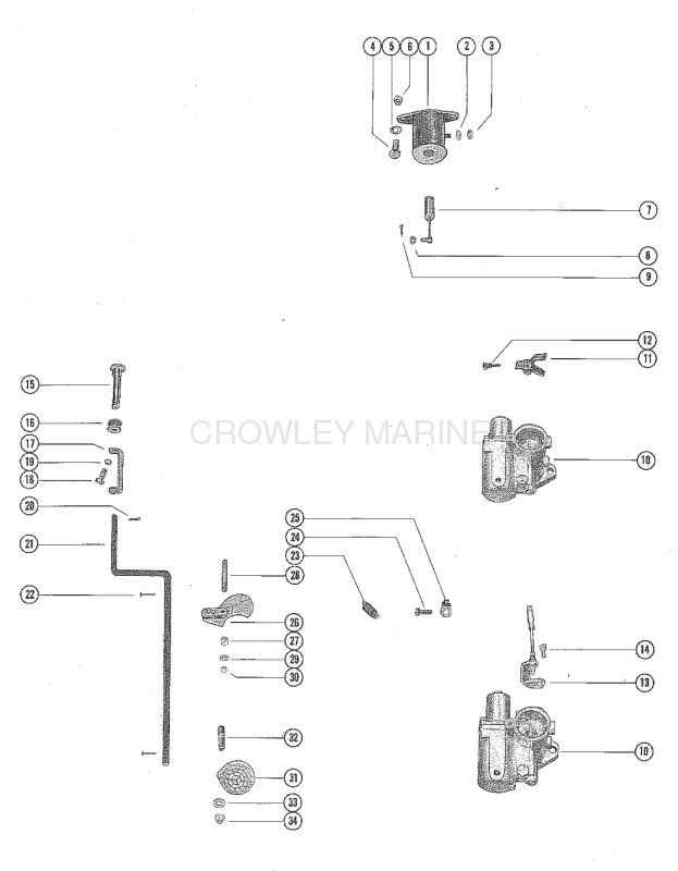 Carburetor Linkage And Choke Solenoid image