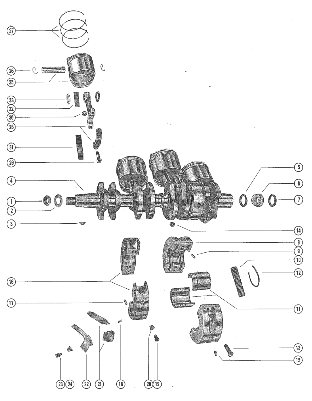 Crankshaft Piston And Connecting Rod image