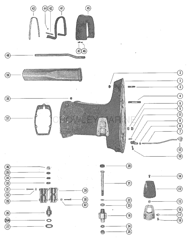 Drive Shaft Housing Assembly image