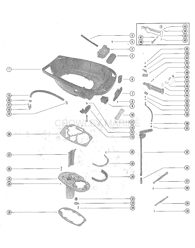 Bottom Cowl And Shift Linkage image