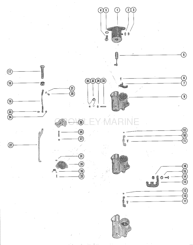 Carburetor Linkage And Choke Solenoid image