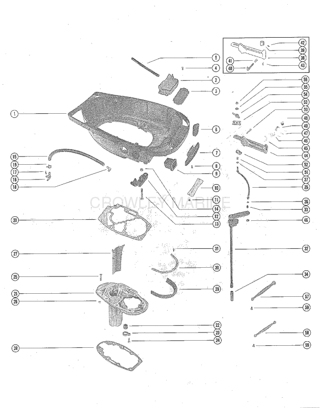 Bottom Cowl And Shift Linkage image