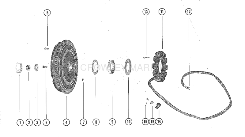 Flywheel Assembly And Stator image