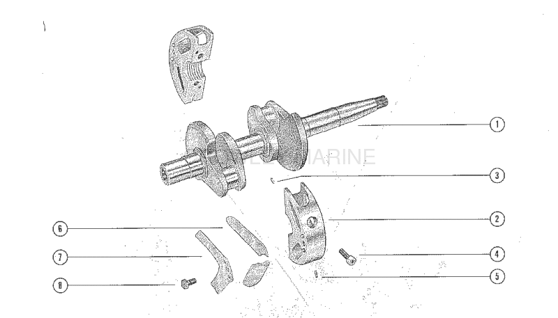 Crankshaft And Main Bearing Assembly image