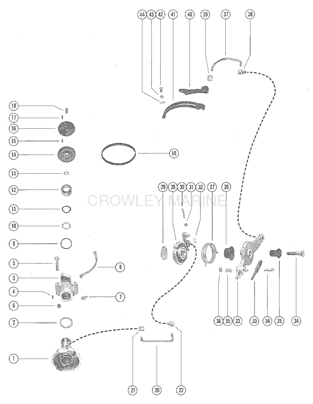 Distributor Adaptor And Throttle Linkage image