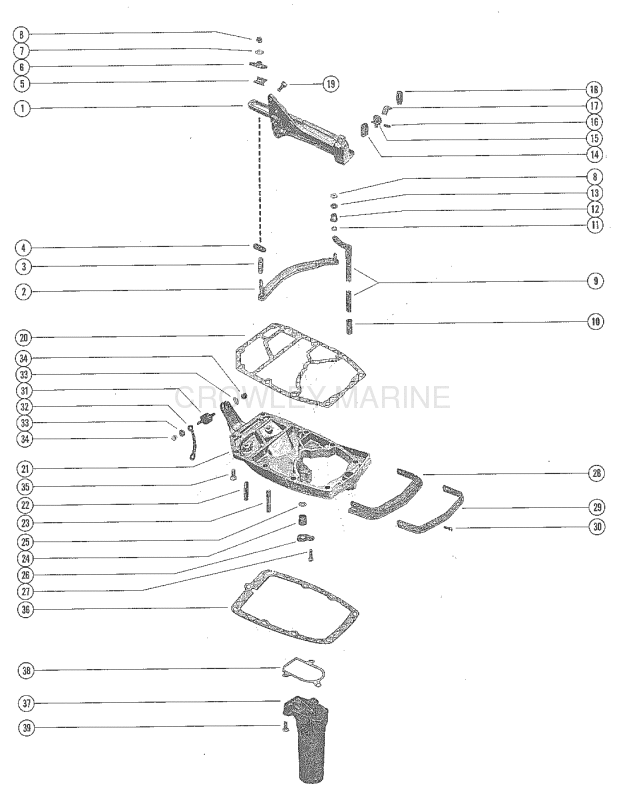 Shift Linkage And Exhaust Plate image