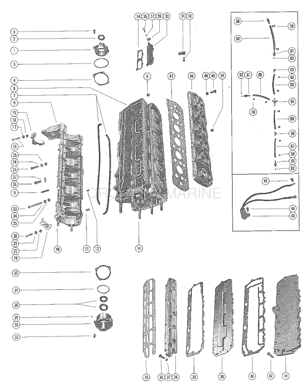 Cylinder Block And Crankcase Assembly image