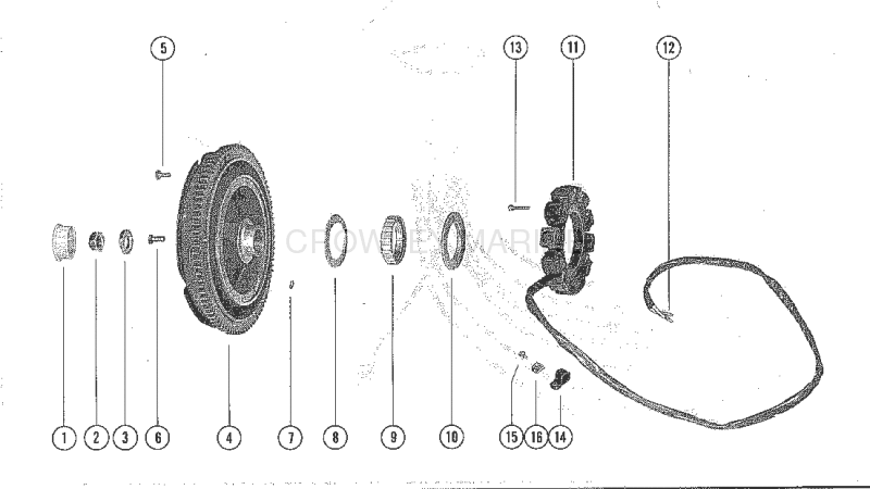 Flywheel Assembly And Stator image