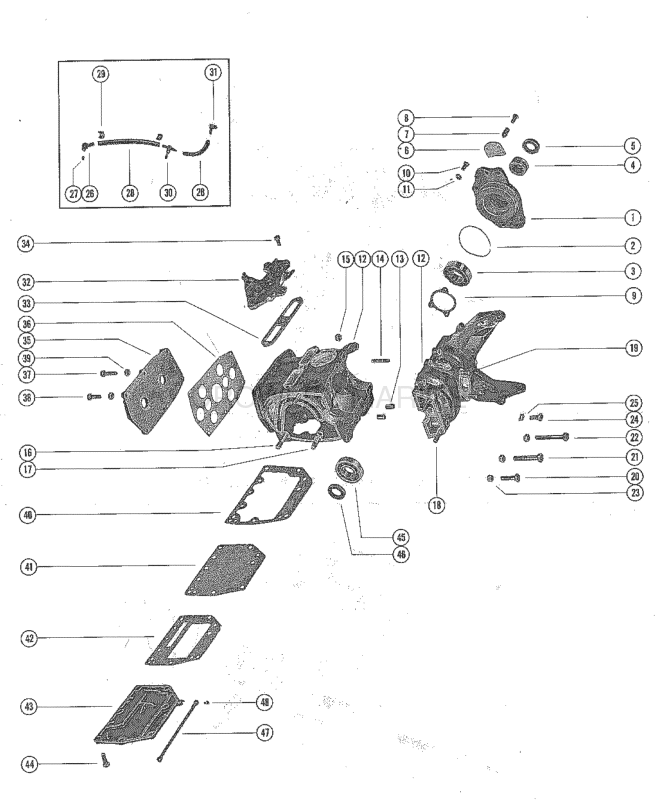 Cylinder Block And Crankcase Assembly image