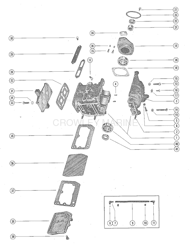 Cylinder Block And Crankcase Assembly image