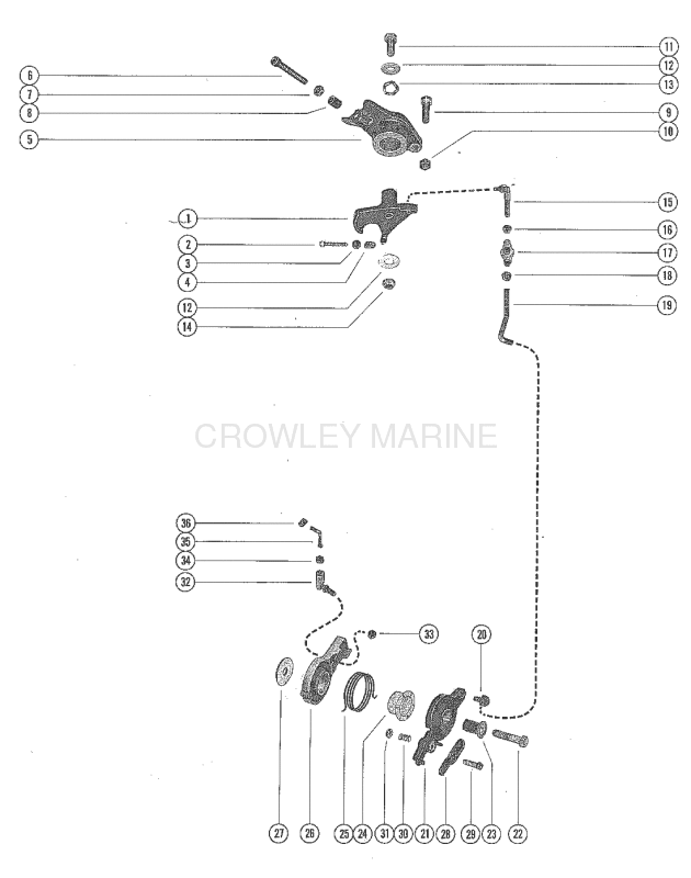 Throttle Control Linkage And Spark Advance image