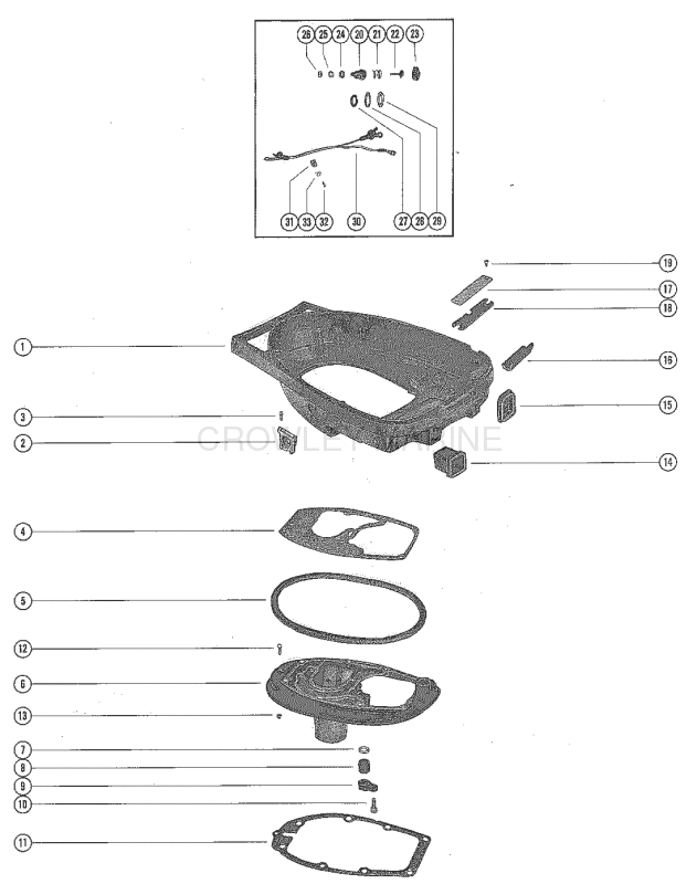 Bottom Cowl And Exhaust Plate Assembly image