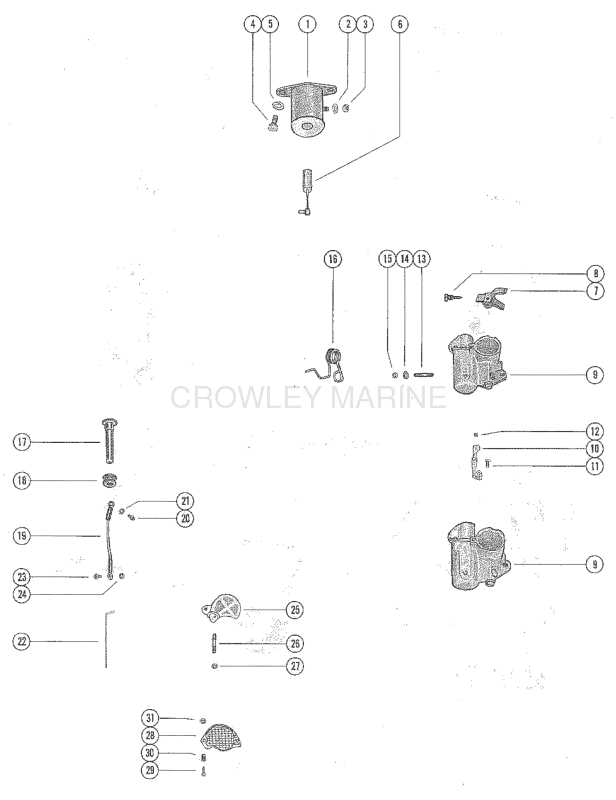 Carburetor Linkage And Choke Solenoid image