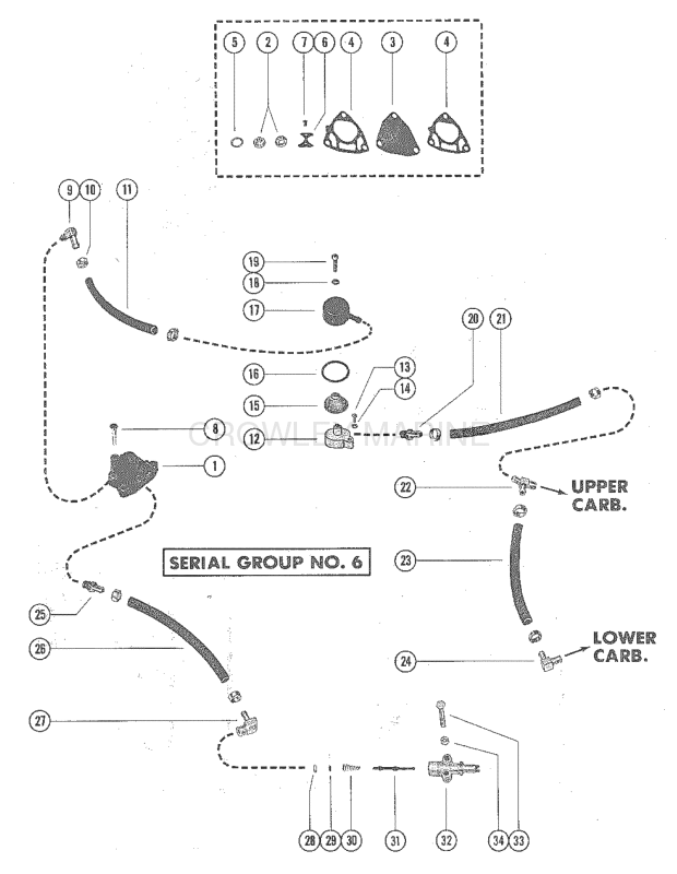 Fuel Pump And Fuel Line Assembly (Serial Group No. 6) image