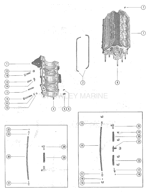 Cylinder Block And Crankcase Assembly image