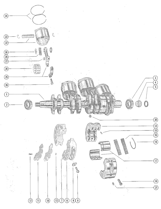 Crankshaft Piston And Connecting Rod image