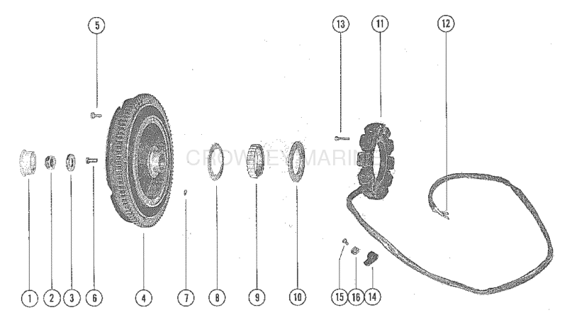 Flywheel Assembly And Stator image