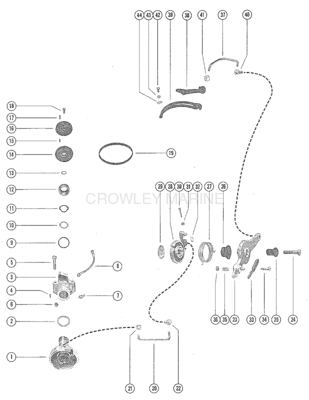 Distributor Adaptor And Throttle Linkage image