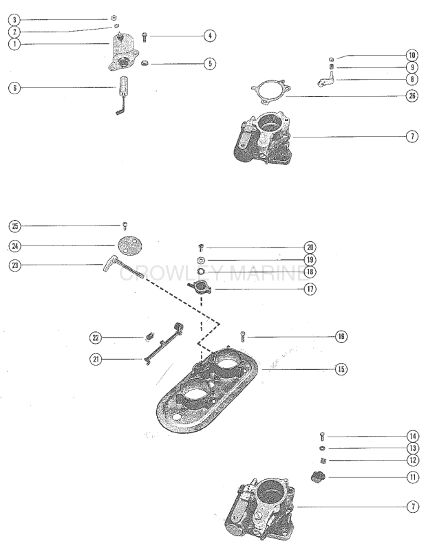 Carburetor Linkage And Choke Solenoid image