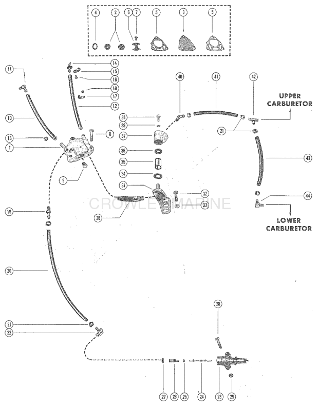 Fuel Pump Fuel Filter And Fuel Lines (Serial Group No. 13) image