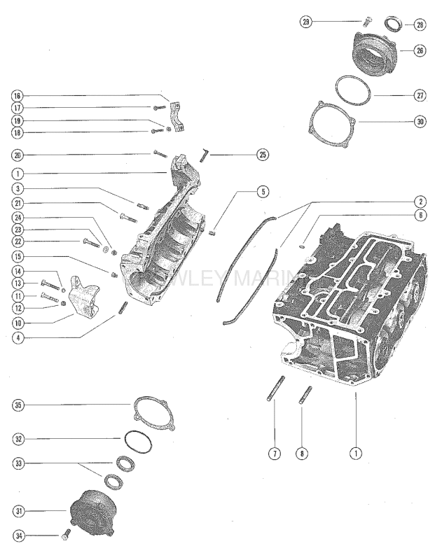 Cylinder Block And Crankcase Assembly image