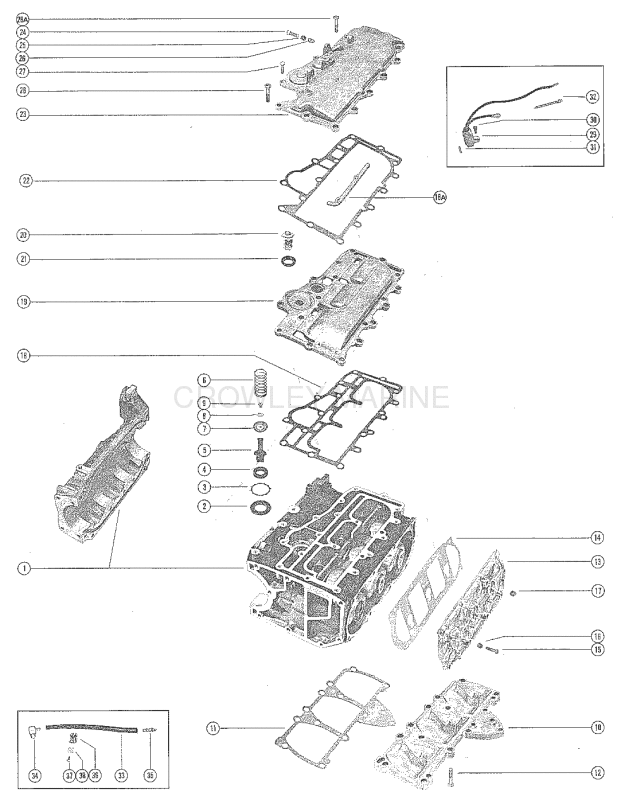 Cylinder Block And Crankcase Components image