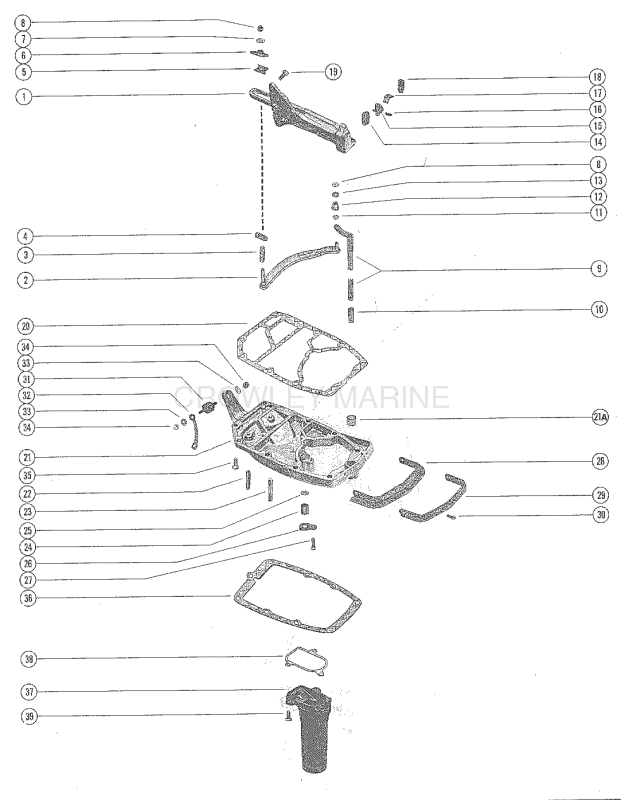 Shift Linkage And Exhaust Plate image