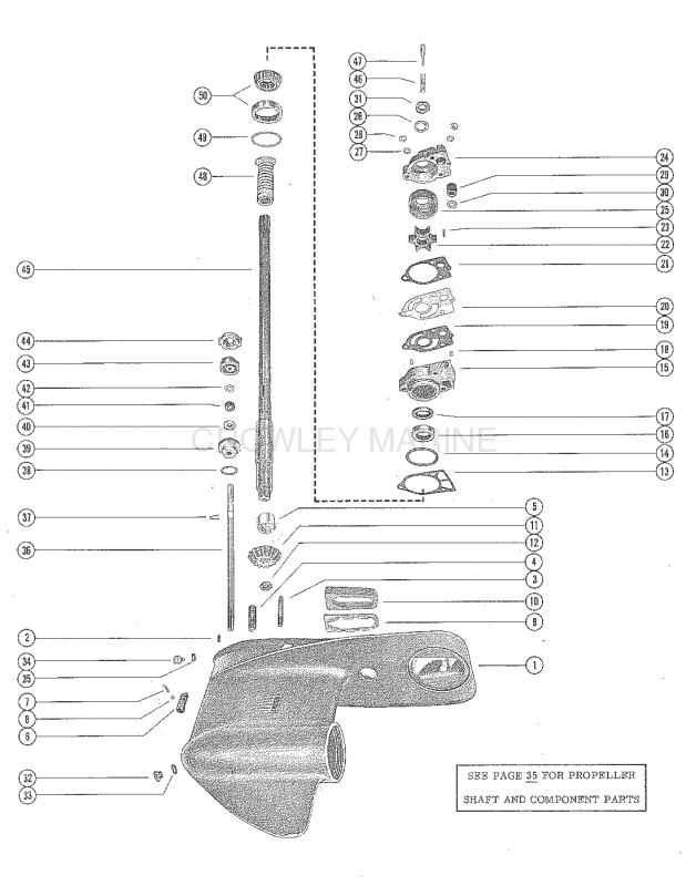 Gear Housing Assembly Complete image