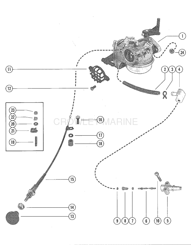 Carburetor And Choke Assembly image