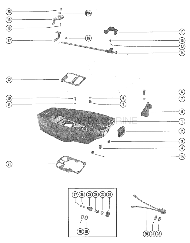 Bottom Cowl And Stop Switch Assembly image