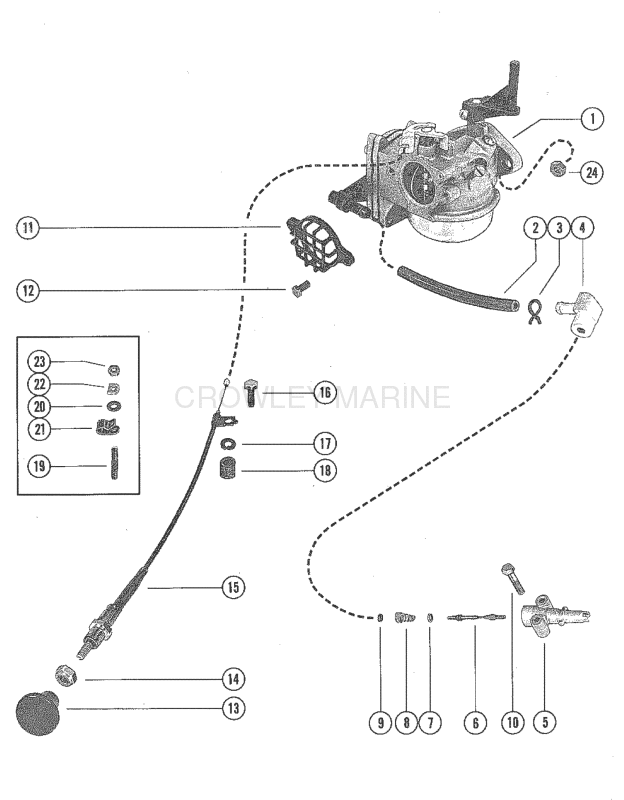 Carburetor And Choke Assembly image