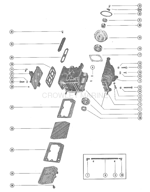 Cylinder Block And Crankcase Assembly image