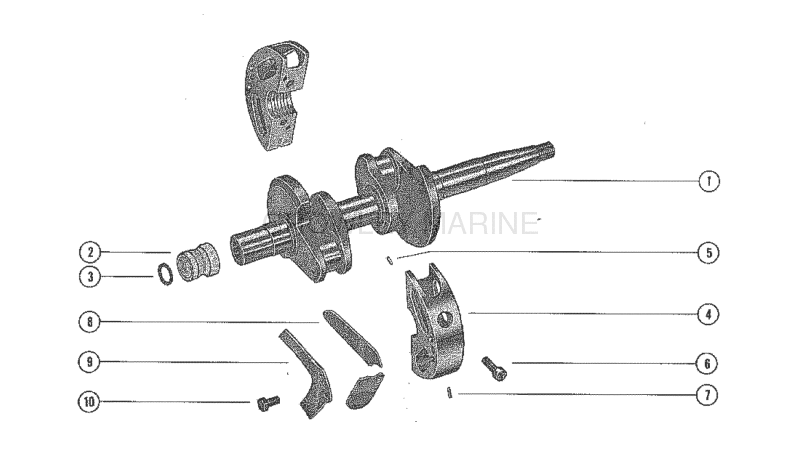 Crankshaft And Main Bearing Assembly image