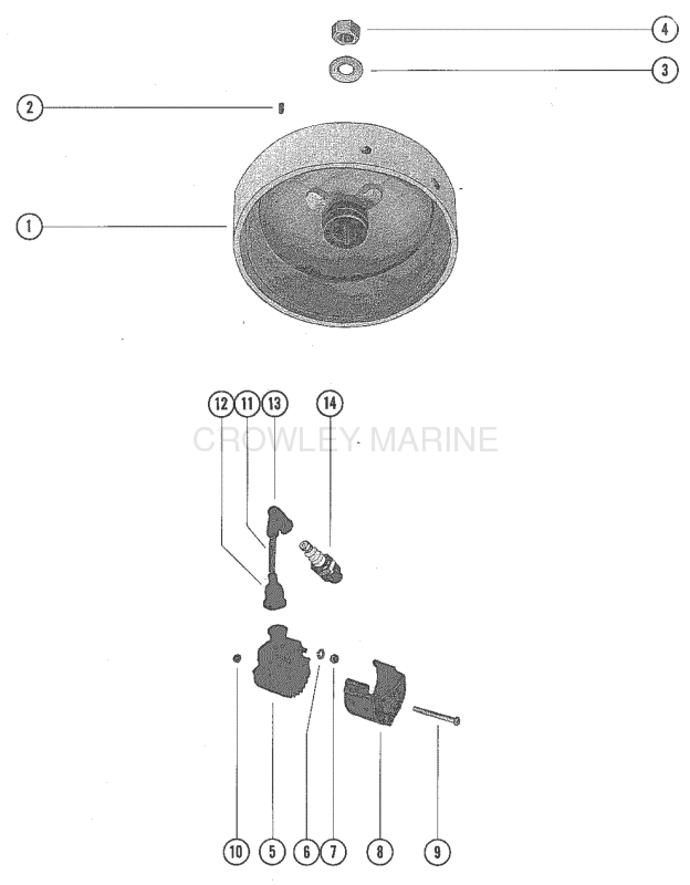 Flywheel And Ignition Coil image