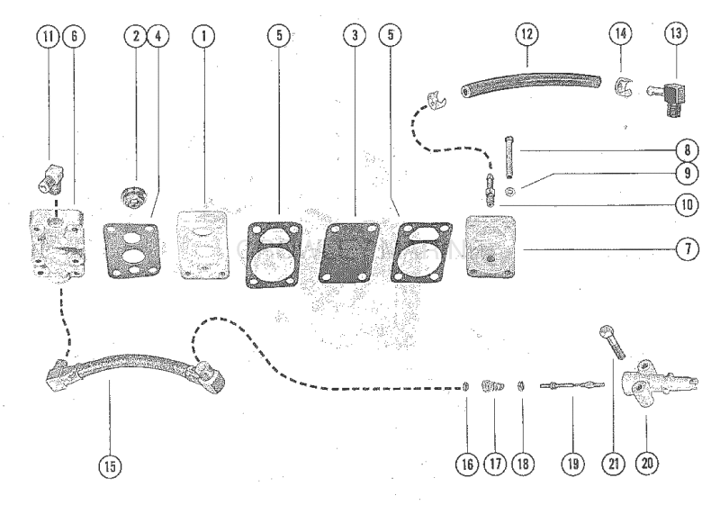 Fuel Pump And Fuel Line Assembly (Serial Group 14) image