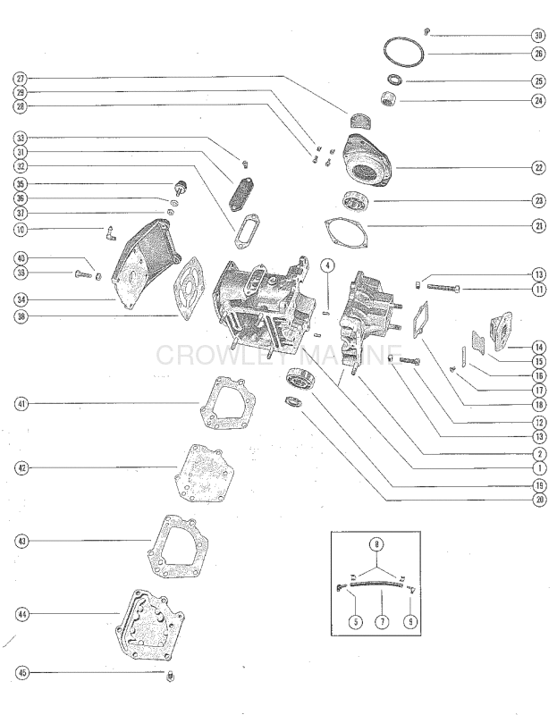 Cylinder Block And Crankcase Assembly image