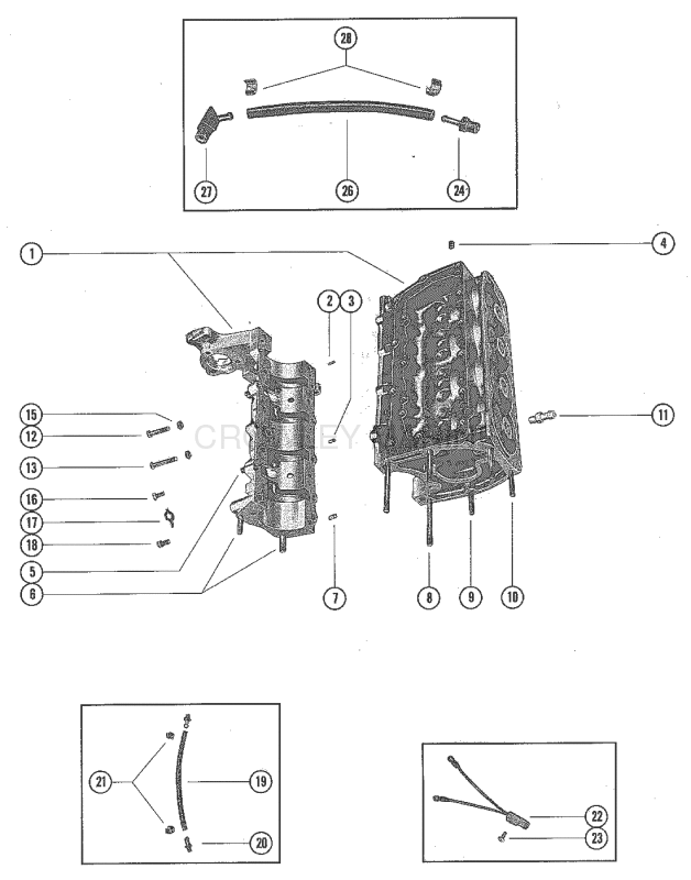 Cylinder Block And Crankcase Assembly image