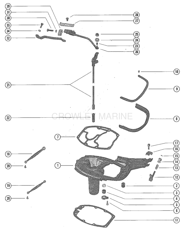 Exhaust Extension Plate And Shift Linkage image