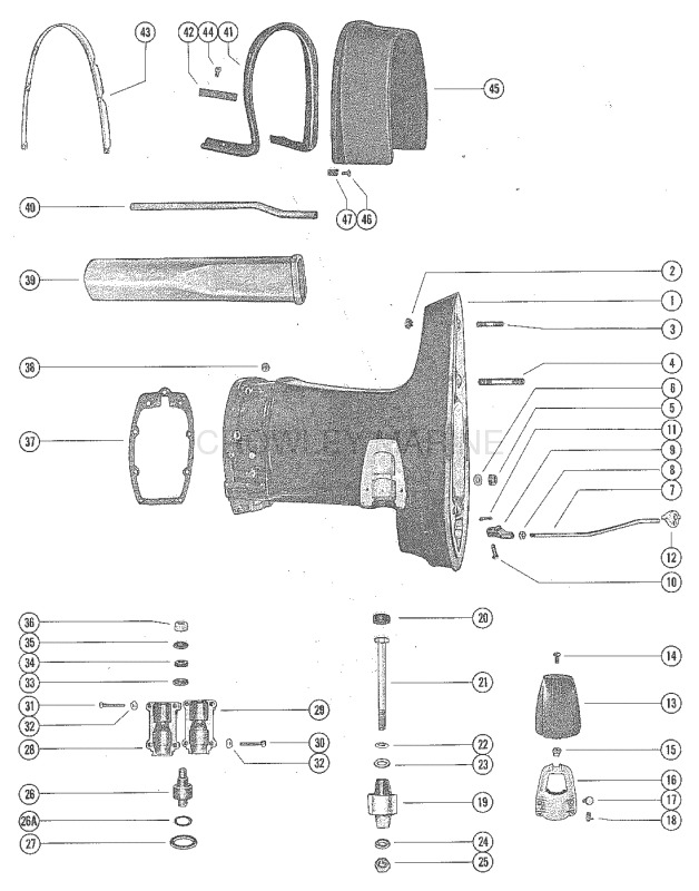 Drive Shaft Housing Assembly image