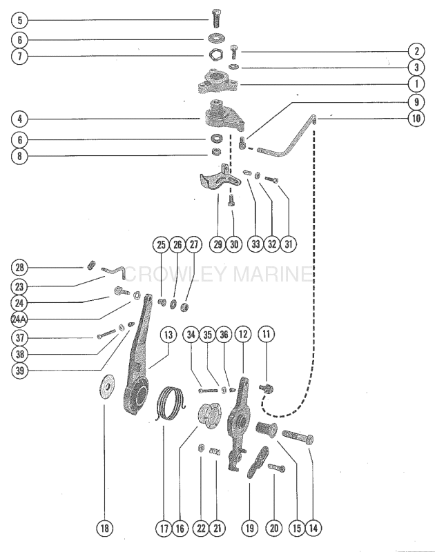 Throttle Control Linkage And Spark Advance image