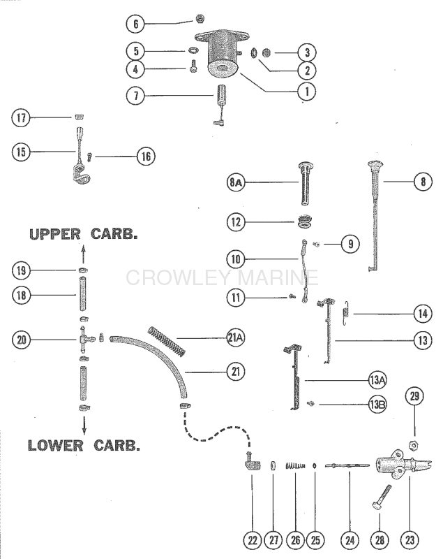 Carburetor Linkage And Choke Solenoid image