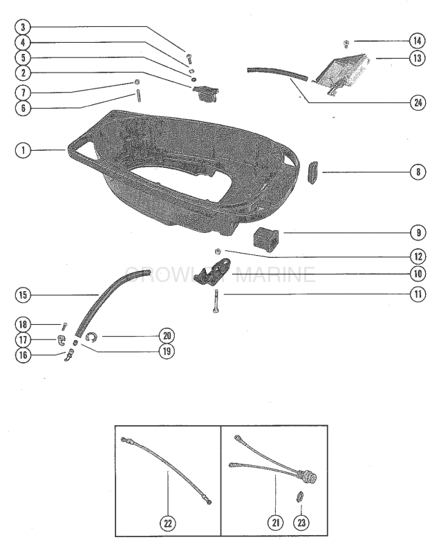 Bottom Cowl Assembly image