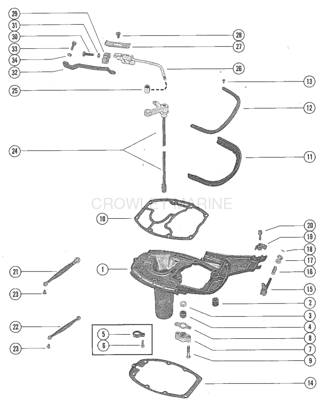 Exhaust Extension Plate And Shift Linkage image